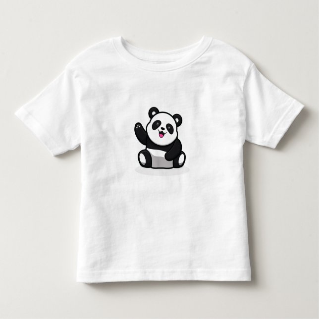 Panda Toddler T-Shirt (Front)