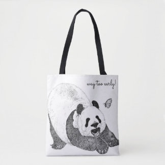 Panda tote bag