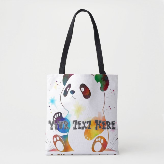 Panda tote bags (Front)