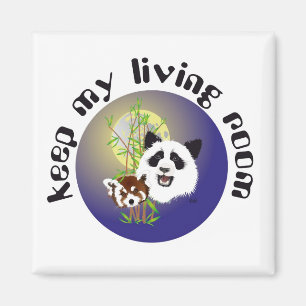 Panda Treffen Magnet