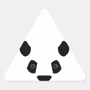Panda Triangle Sticker