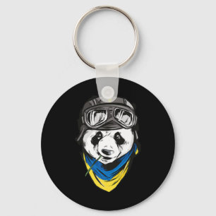 Panda Ukrainian flag ukraine  ukrainian souvenir   Key Ring