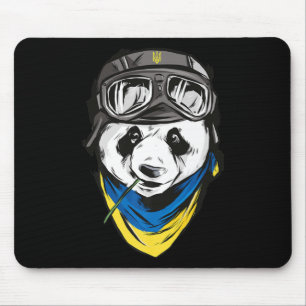 Panda Ukrainian flag ukraine ukrainian souvenir Mouse Pad