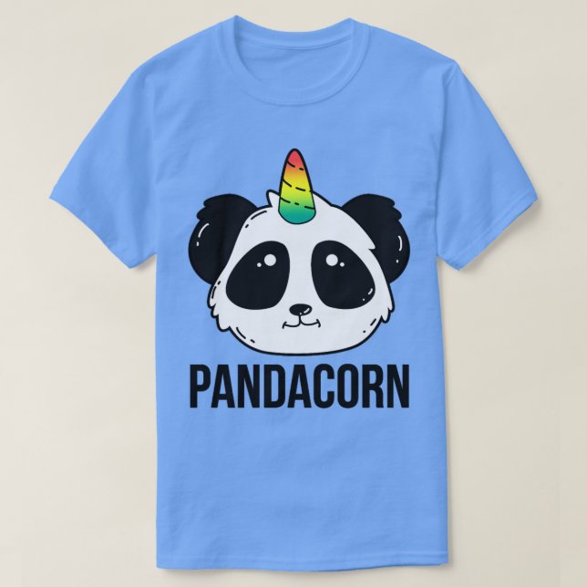 Panda Unicorn  Pandacorn  T-Shirt (Design Front)
