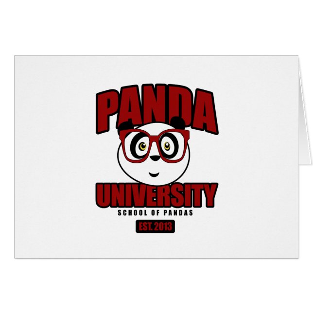 Panda University - Red (Front Horizontal)