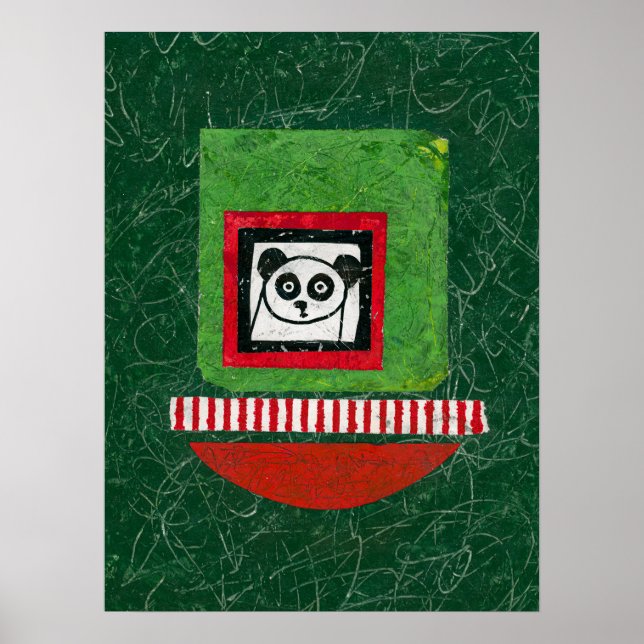 Panda Unprepared Poster Wall Art (Front)