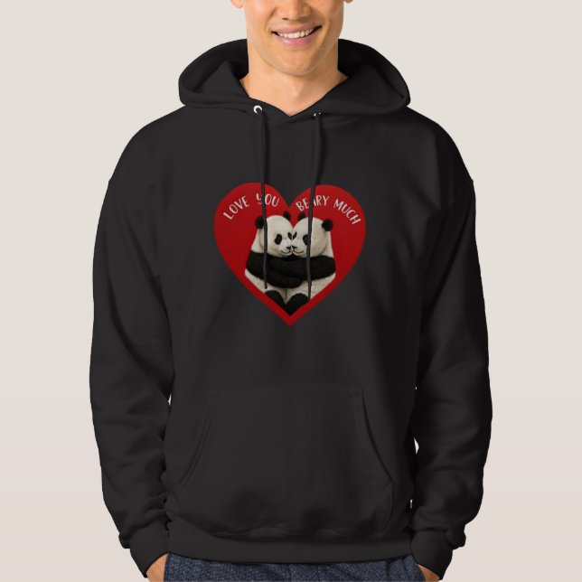  Panda Valentine's Hoodie (Front)