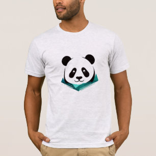 Panda Vector Art Animal Modern Urban City Graphic T-Shirt