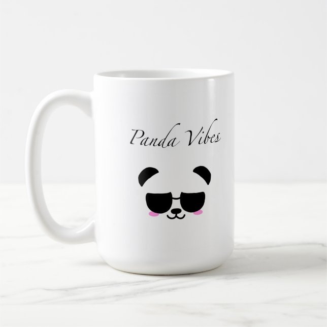 Panda Vibes Coffee Mug (Left)