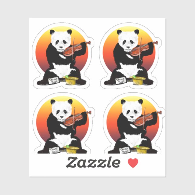 Panda Violinst (Sheet)