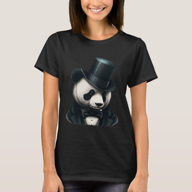 Panda Wearing Fancy Top Hat  1 (Front)
