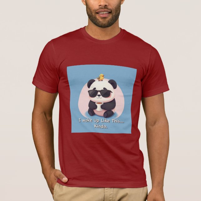 panda wearing sunglasses T-Shirt (Front)