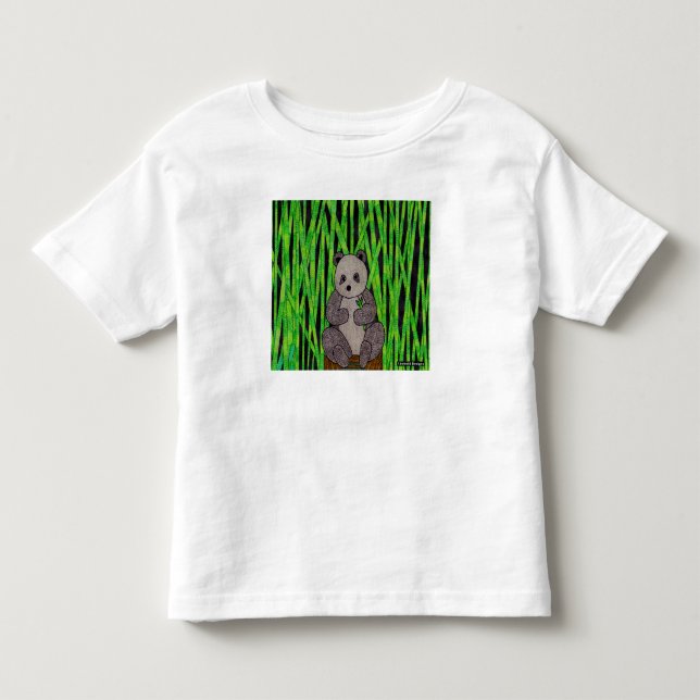 Panda (white) - Toddler T-Shirt (Front)