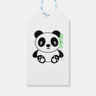 Panda with Bamboo Gift Tags