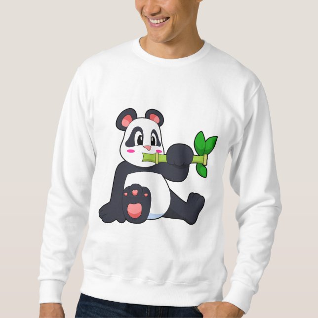 Panda with Bamboo Sweatshirt (Front)