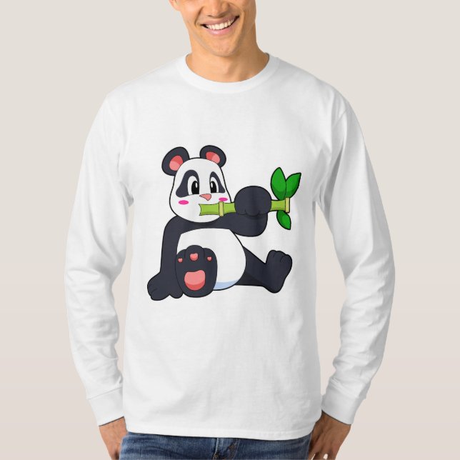 Panda with Bamboo T-Shirt (Front)