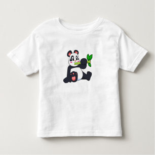Panda with Bamboo Toddler T-Shirt