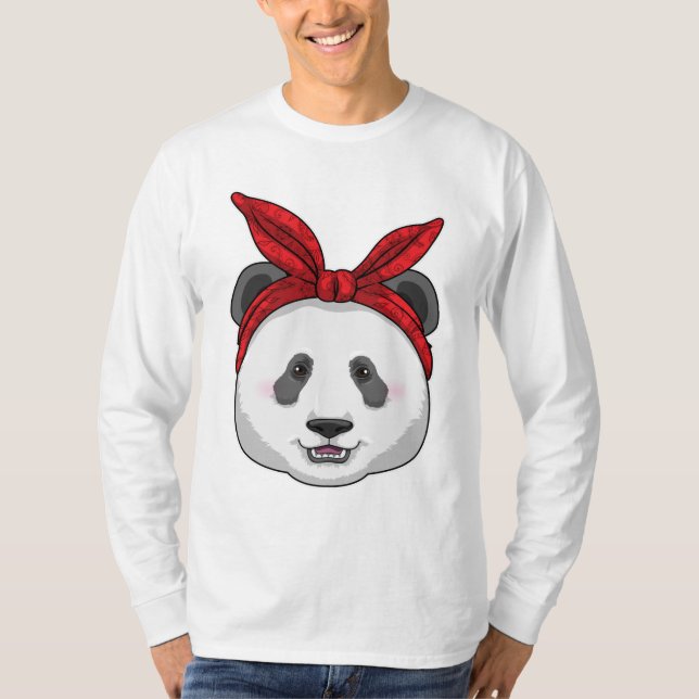 Panda with Bandanna T-Shirt (Front)