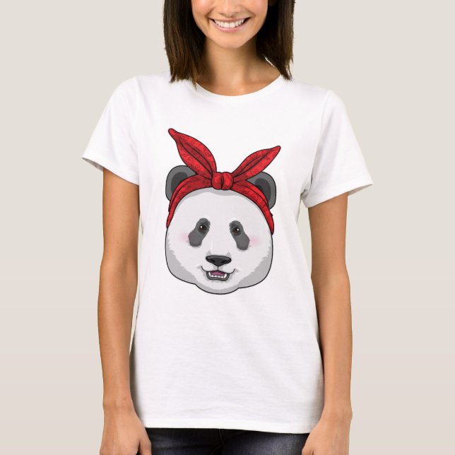 Panda with Bandanna T-Shirt (Front)
