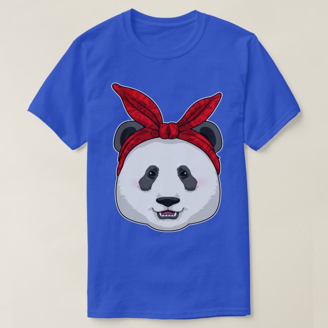 Panda with Bandanna T-Shirt (Design Front)