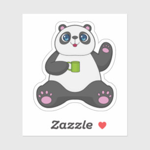 Panda with Coffee mug