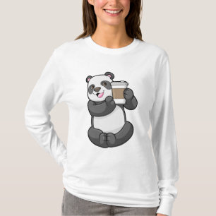 Panda with Coffee to go T-Shirt