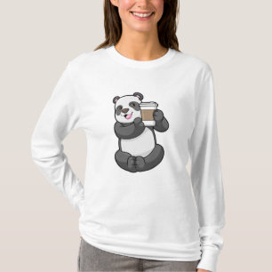Panda with Coffee to go T-Shirt