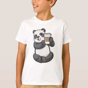 Panda with Coffee to go T-Shirt
