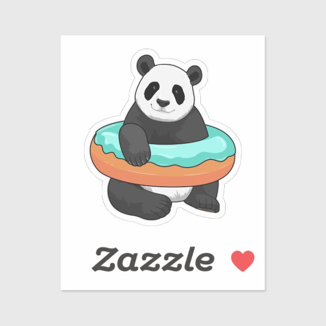 Panda with Doughnut (Sheet)