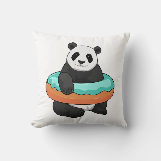 Panda with Doughnut Cushion (Front)