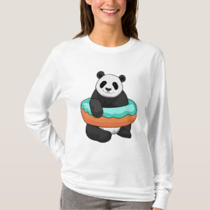 Panda with Doughnut T-Shirt