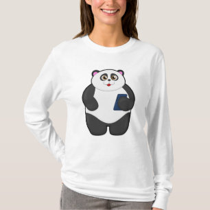 Panda with Mobile phone T-Shirt