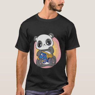 Panda With Pacifier Kawaii Bear Cub Baby Toy With T-Shirt