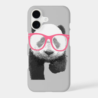Panda with Pink Glasses Cute Funny Phone 7+ Case