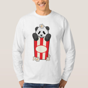Panda with Popcorn T-Shirt