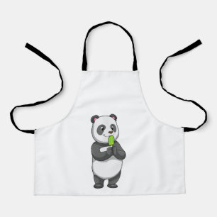 Panda with Popsicle Apron