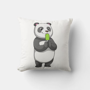 Panda with Popsicle Cushion