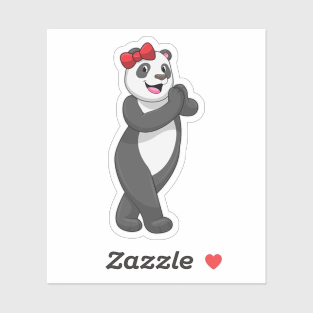 Panda with Ribbon (Sheet)