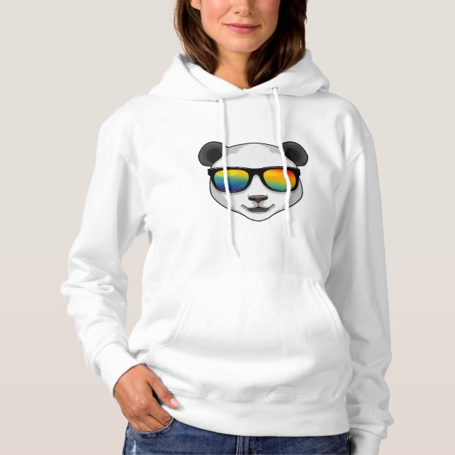 Panda with Sunglasses Hoodie (Front)