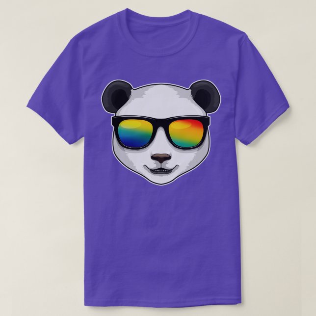 Panda with Sunglasses T-Shirt (Design Front)