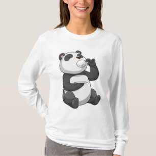 Panda with Tea Cup T-Shirt