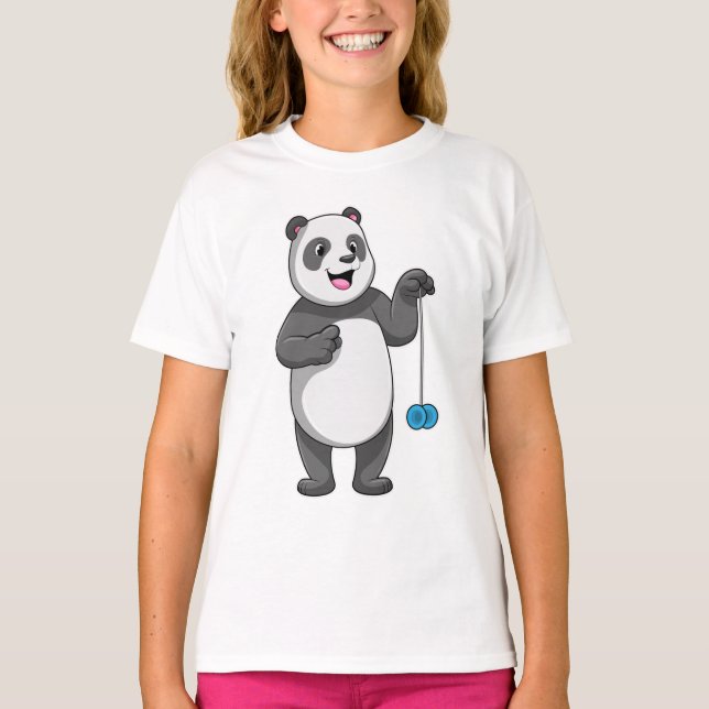 Panda with Yo-yo T-Shirt (Front)