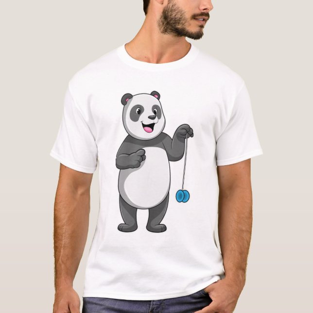 Panda with Yo-yo T-Shirt (Front)