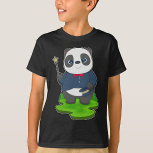 Panda Wizard Magic wand T-Shirt