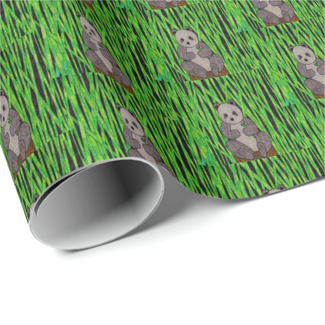 Panda - Wrapping paper (Roll Corner)
