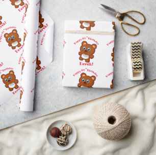 Panda wrapping paper