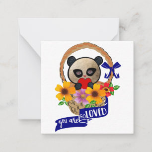 Panda : You Are So Loved Note card