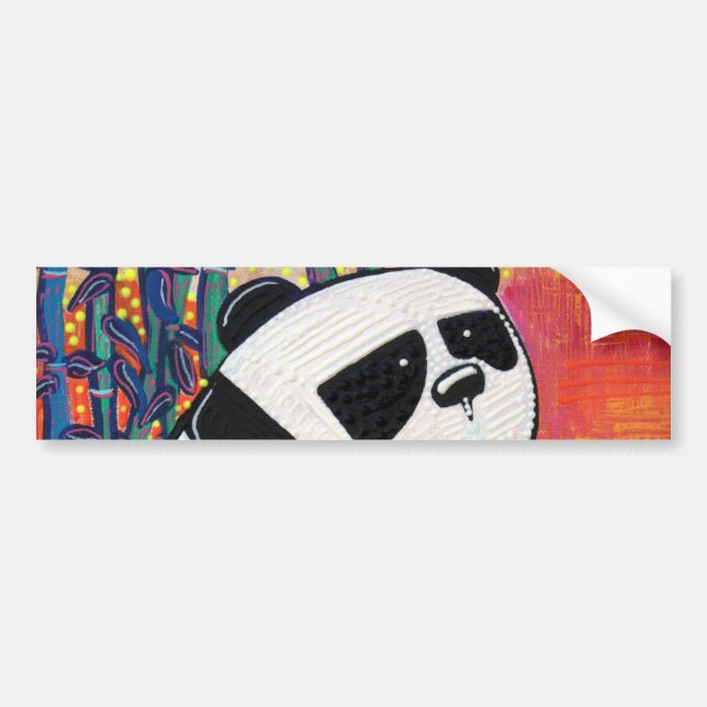 Panda Zen Master Bumper Sticker (Front)