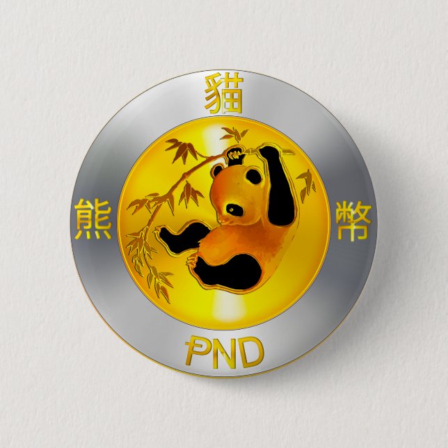 Pandacoin SWAG 6 Cm Round Badge (Front)