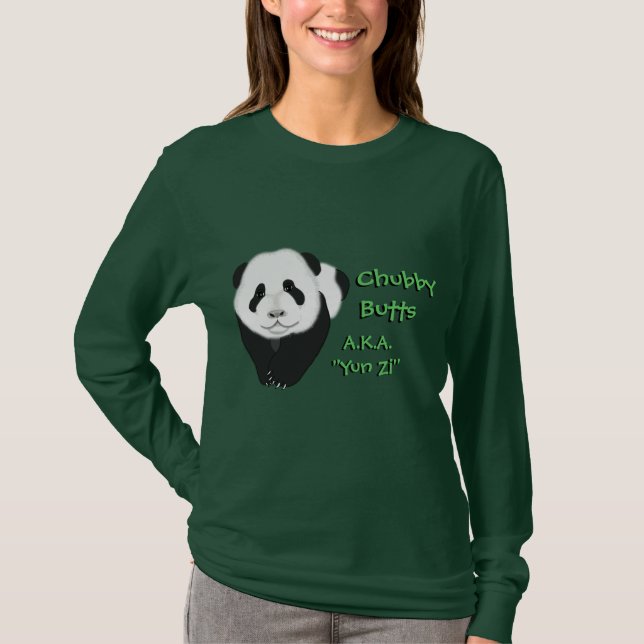 pandacub,   ChubbyButts,   ChubbyButts, A.K.A."... T-Shirt (Front)